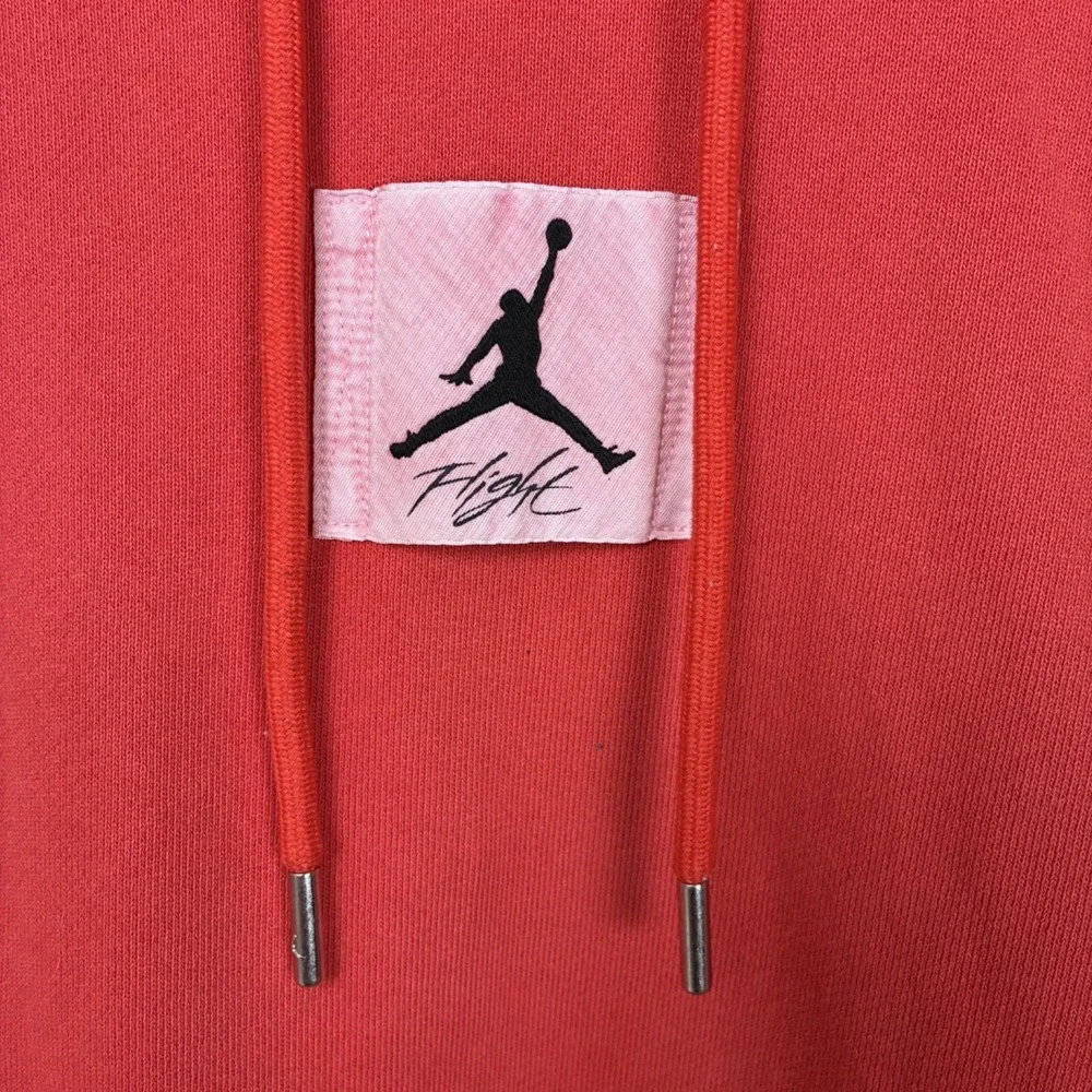 Nike Air Jordan Flight Hoodie Red Super Clean Classic Style Soft Street Core M